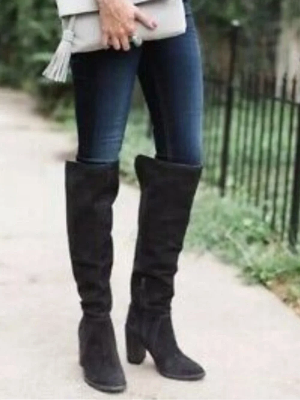 Vince Camuto Melaya Suede Over The Knee Boots Size 8.5